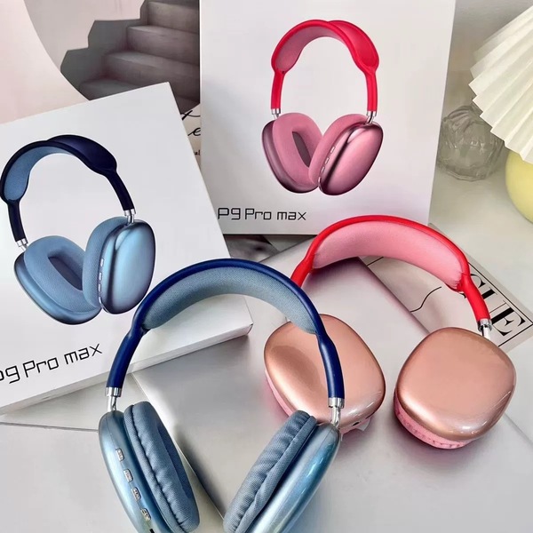 P9 Pro Max Bluetooth Headband Headset - Cotton Ear Muffs - Image 2