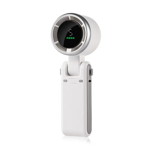 N607 Foldable Handheld Mini Fan - Neck-Hanging Turbo Fan - Image 3