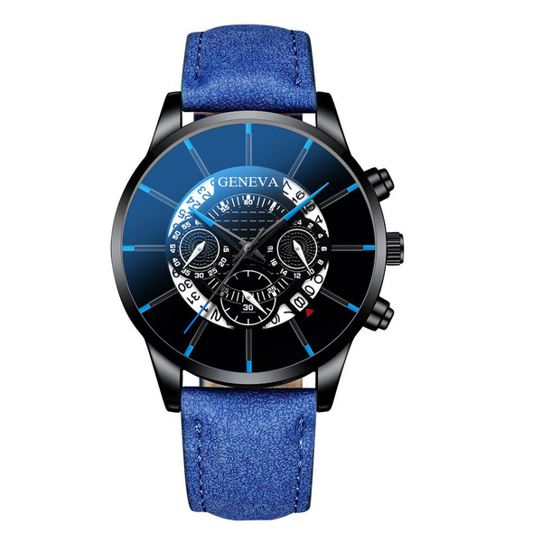GENEVA Men's Steel Belt Quartz Watch - Fashion Calendar Watch - Image 13