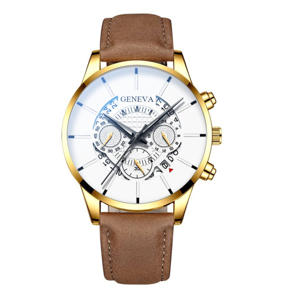 GENEVA Men's Steel Belt Quartz Watch - Fashion Calendar Watch - Image 24