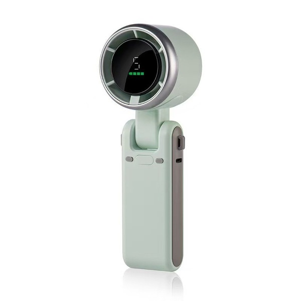 N607 Foldable Handheld Mini Fan - Neck-Hanging Turbo Fan - Image 5